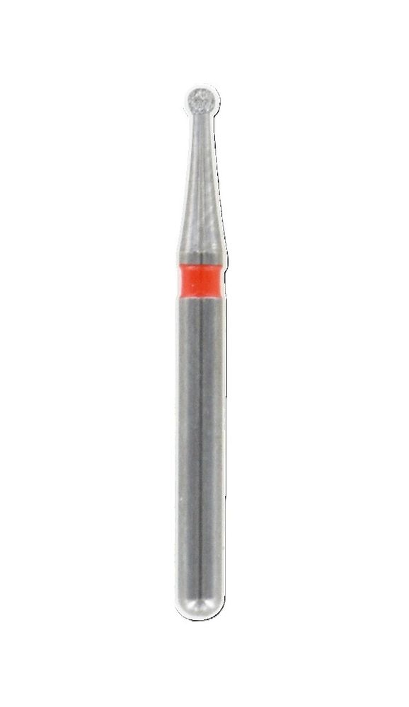 Бор алмазный 801F 010 FG, красный, 1 шт. Форма: шар., JOTA, Швейцария