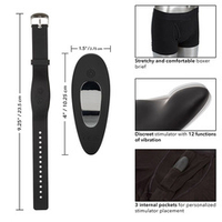 Черные трусы-боксеры с вибромассажером California Exotic Novelties Remote Control Panty Set L/XL SE-0077-94-3