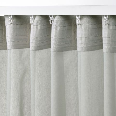 Шторы IKEA ROSENROBINIA (РОЗЕНРОБИН), Светло-серый, 300x250 см
