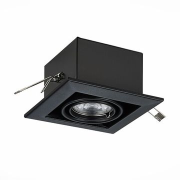 Встраиваемый светильник 1*GU10 ST250.448.01 черный Hemi ST-Luce