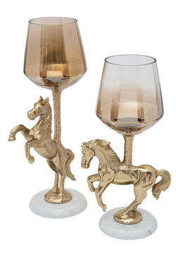 Подсвечник декоративный 17x12x33см Garda Decor Horse