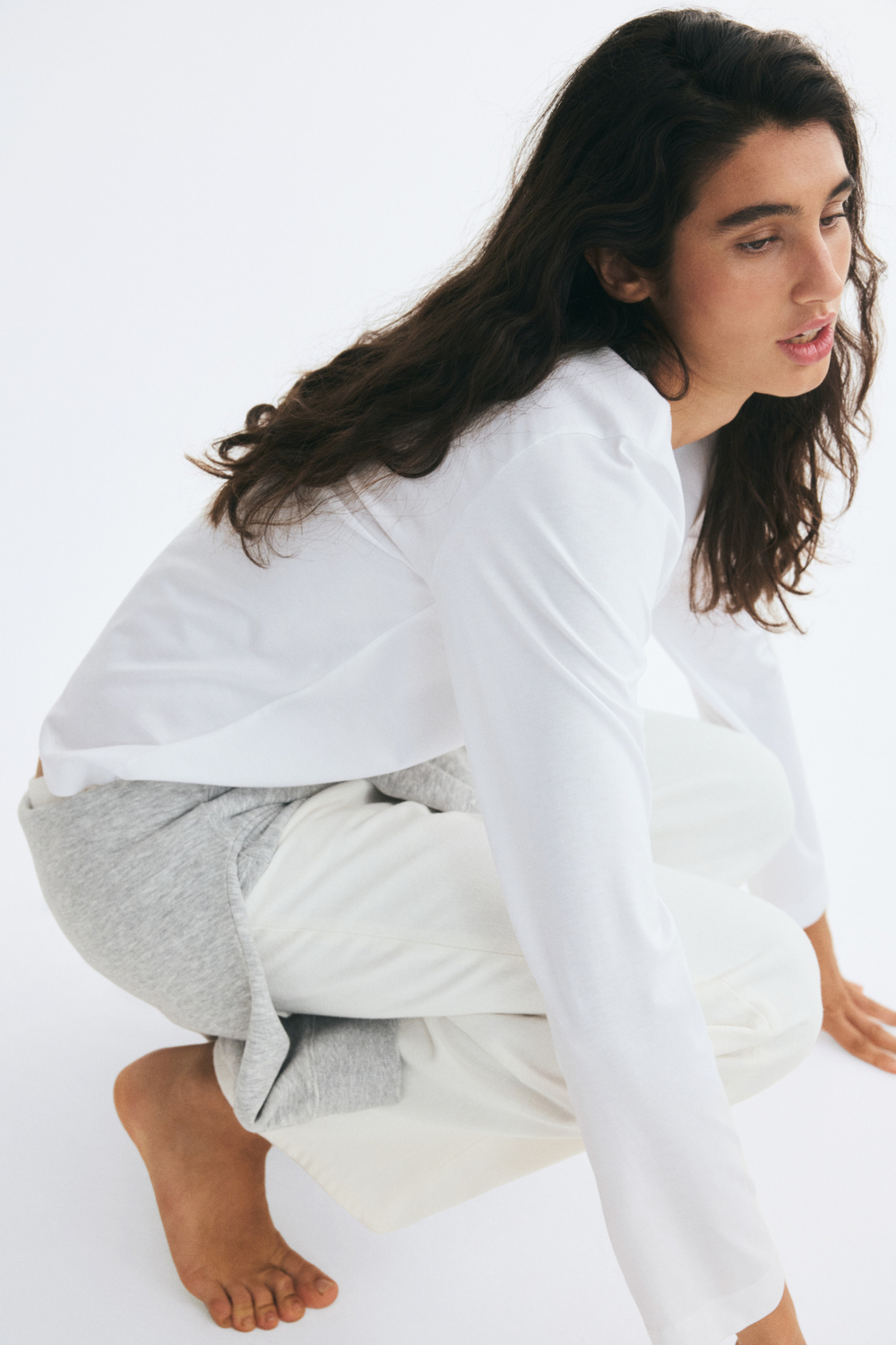 Топ из хлопка Supima® — прямой крой - H&M