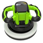 Полировальная машина аккумуляторная Greenworks G24BU10, 3502107,24 В, без АКБ и ЗУ