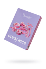 Набор для ролевых игр BDSM Nice розовый 7 предметов
