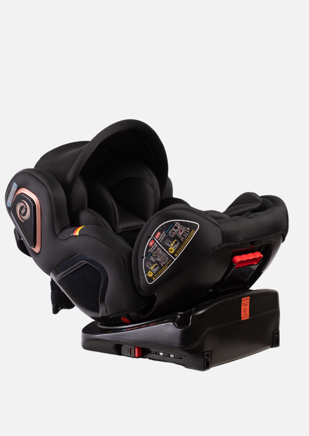 Peppy Автокресло Urban Isofix Gold black черный/золотой 0-36