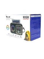Радиоприемник GOLONE RX-1717SD, TWS, BT, TF/USB/FM/AM/SW-3 Bands, Solar panel, RGB, Ант. (MRNW/UN) AC/DC, AUX, 3.5 mm