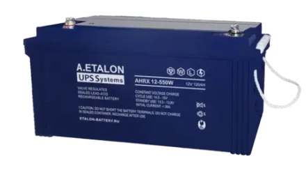 Аккумулятор A.ETALON AHRX 12-550W | 120 Ач | 12В AGM