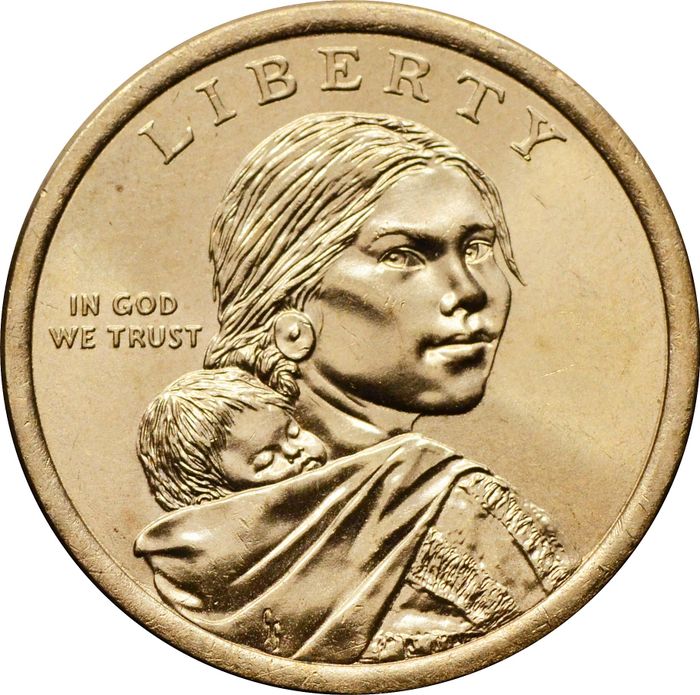 1 доллар (dollar) 2015 D США «Коренные Американцы - Рабочие Мохоки»