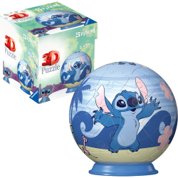 Пазл 3D Ravensburger 115976 Шар Disney Stitch 54 элемента 115976 — фото 1