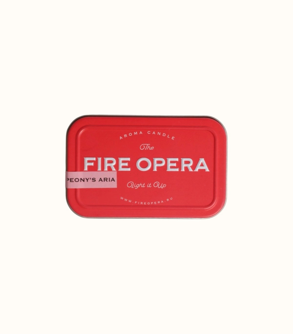 Свеча – PEONY'S ARIA, 100 мл | FIRE OPERA