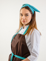 Солоха-повязка на голову Бирюза