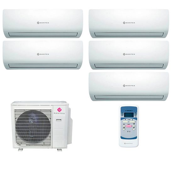 Мультисплит система на 5 комнат Dantex RK-M09C3N x 5 / RK-5M42HM3E-W