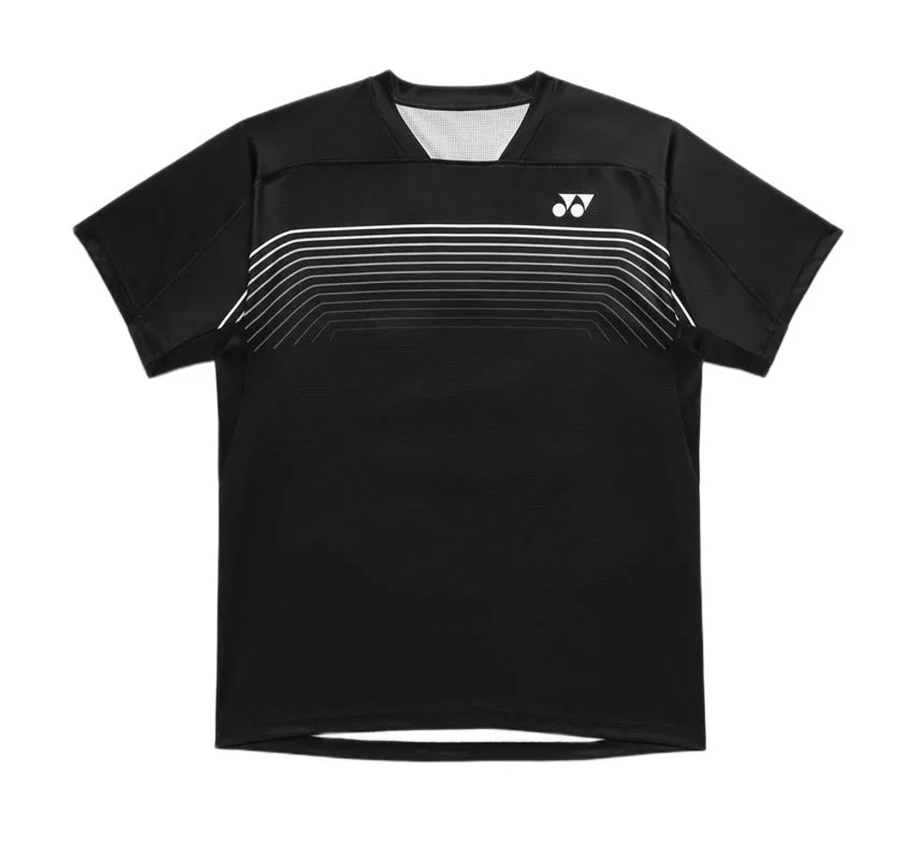 Теннисная футболка Yonex Crew Neck Practice - black