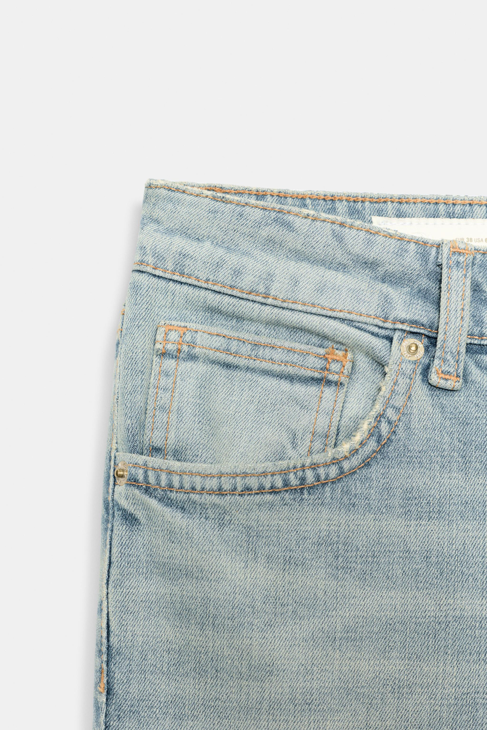 ДЖИНСЫ TRF BOOTCUT С НИЗКОЙ ПОСАДКОЙ — ZARA