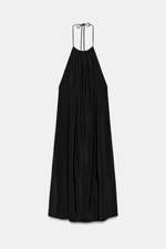 СВОБОДНОЕ ПЛАТЬЕ С ГОРЛОВИНОЙ ХАЛТЕР — ZARA