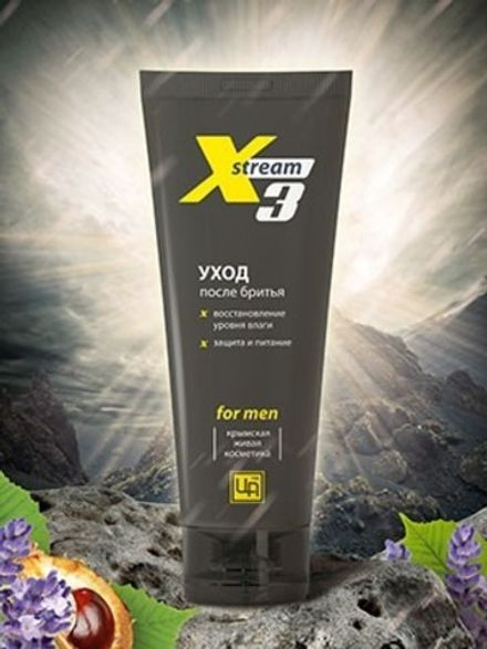 "X-stream for men" Сливки после бритья