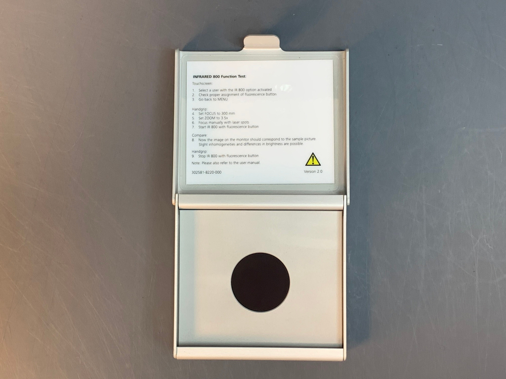 Carl Zeiss Meditec AG Fluorescence Target Infrared 800 Filter 302581-9247-000