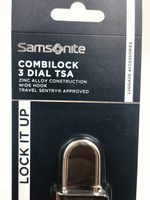 Samsonite 155577-1041 Ta Revolution Combilock 3 Dial TSA в упаковке 1 шт Черный