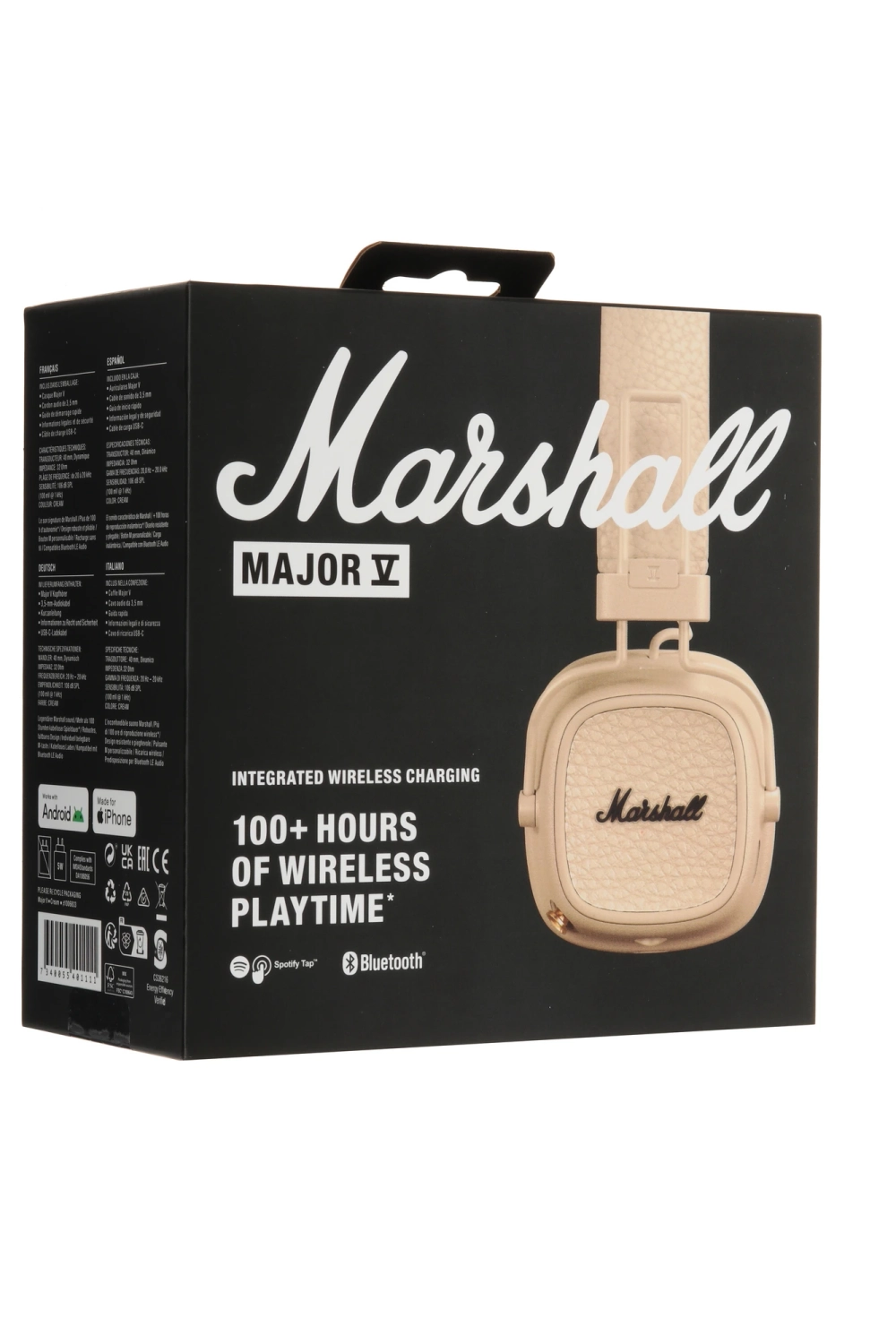 Беспроводные наушники Marshall Major V бежевый 2024