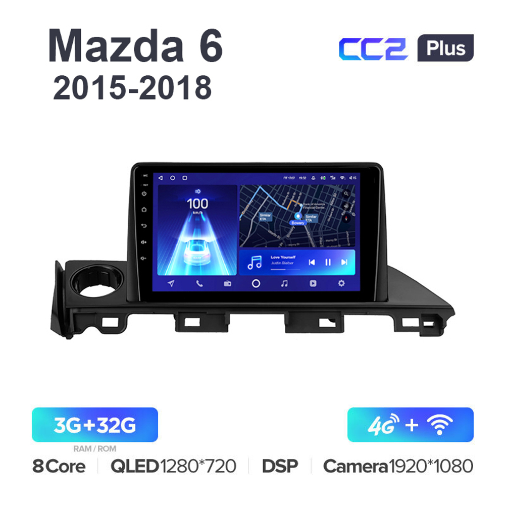 Teyes CC2 Plus 9"для Mazda 6 2015-2018