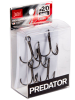 Крючки-тройники Lucky John PREDATOR серии LJH234 размер 002/0 (упк.5шт.)