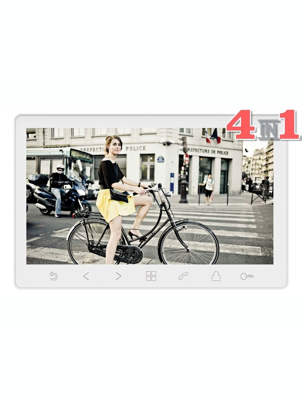 Монитор видеодомофона Sherlock HD SE (White)