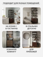 Стеллаж металлический с ящиками лофт АКТАУ