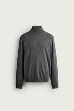 БАЗОВЫЙ СВИТЕР С ВЫСОКИМ ВОРОТНИКОМ — ZARA