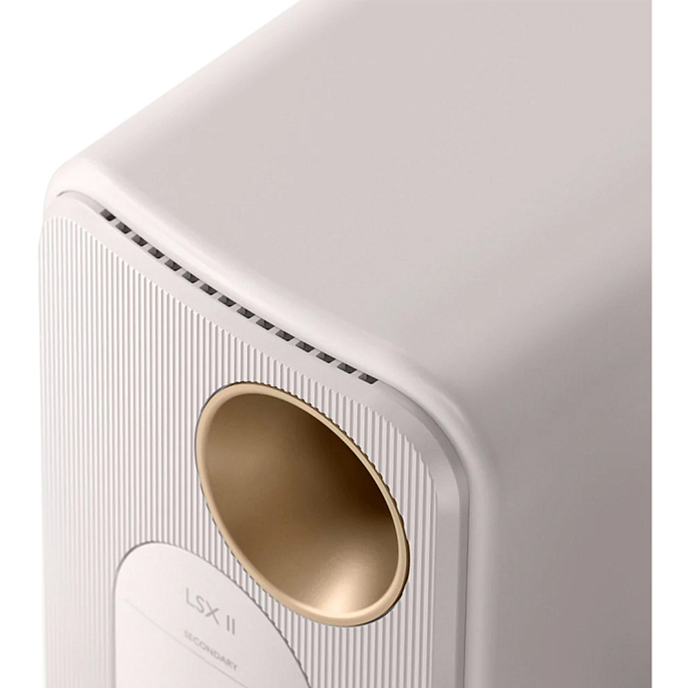 KEF LSX II Mineral White активная беспроводная полочная акустическая система (пара)