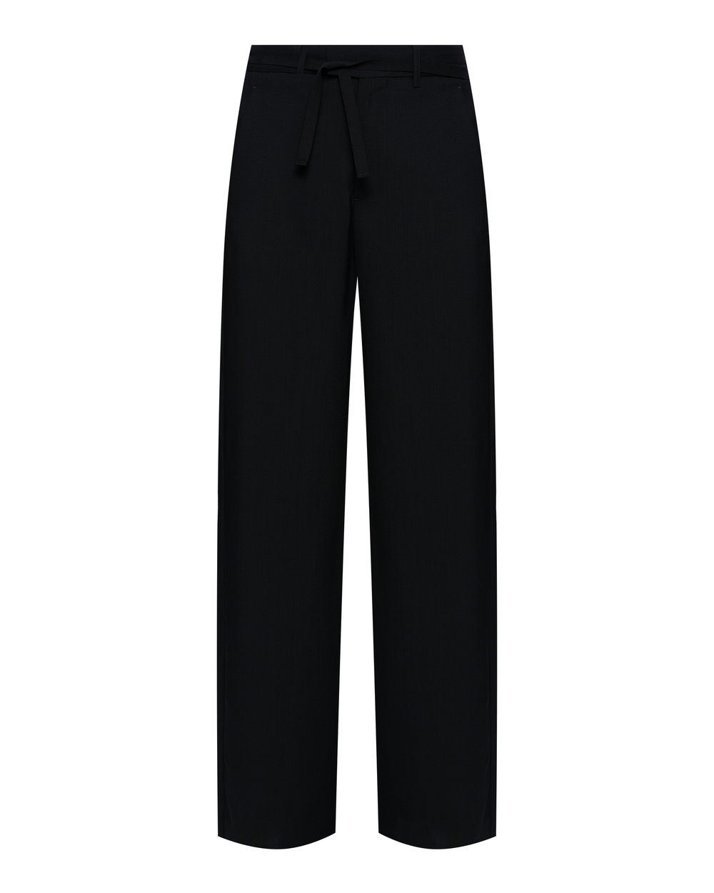 MM6 MAISON MARGIELA БРЮКИ ЖЕНСКИЕ ЧЕРНЫЕ С ЗАПАХОМ