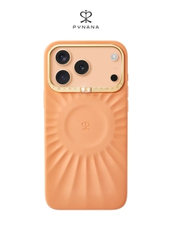 Чехол для iPhone 17 Pro корунд оранжевый