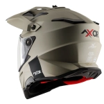 Шлем AXOR X-CROSS DUAL VISOR NR, с визором, цвет никель (M)