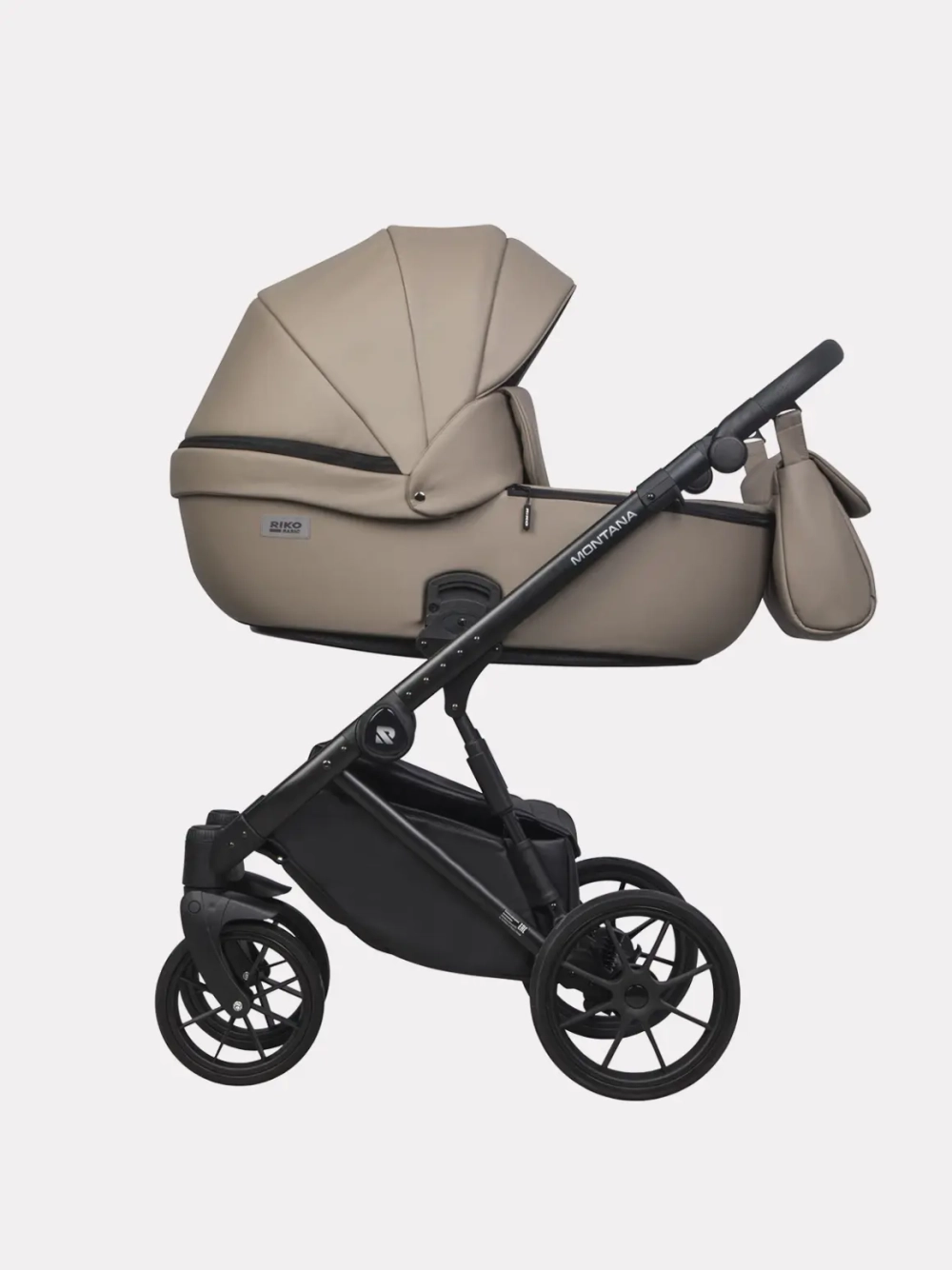 Коляска 2 в 1 Riko Basic Montana Ecco цвет 22 Beige (бежевый)