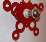 бра Happy Rings  5d ( red )
