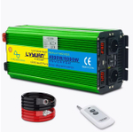 Инвертор 12V-220V 8000W/4000W чистый синус пульт управл. зеленый Lvyuan