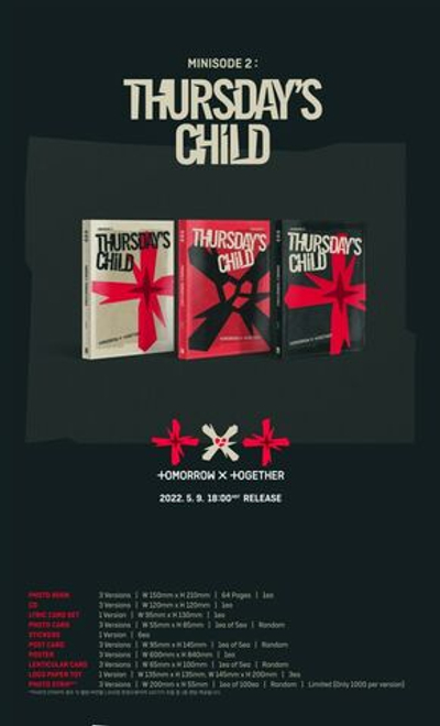 Альбом TXT TOMORROW X TOGETHER - minisode 2: Thursday's Child