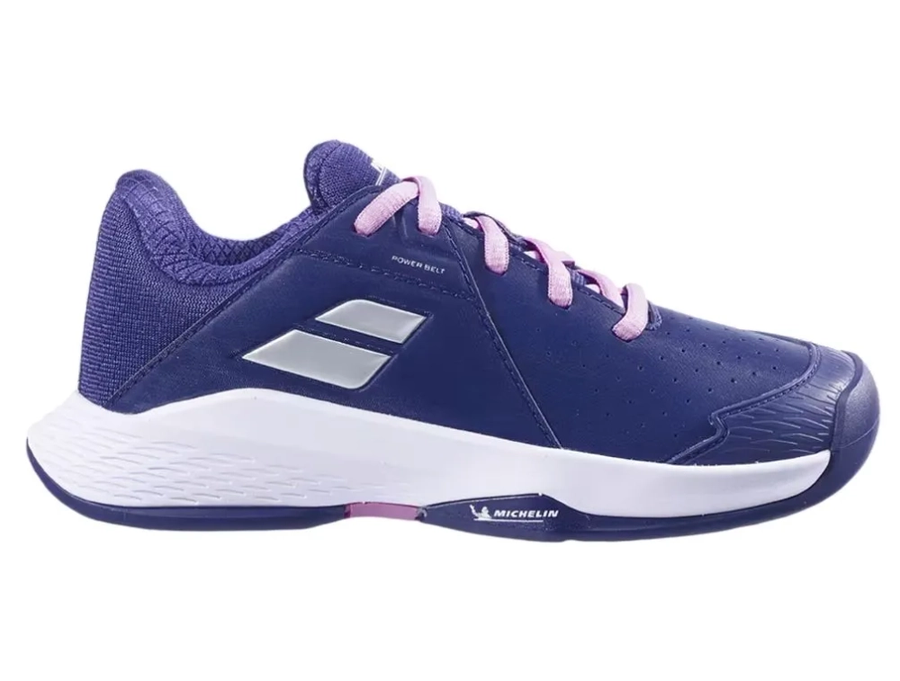 Детские Кроссовки теннисные  Babolat Propulse Junior 3 All Court - dark pupple/silver