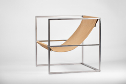 Уличное кресло TESS Outdoor Chair stainless / taupe textile (Up!Flame)