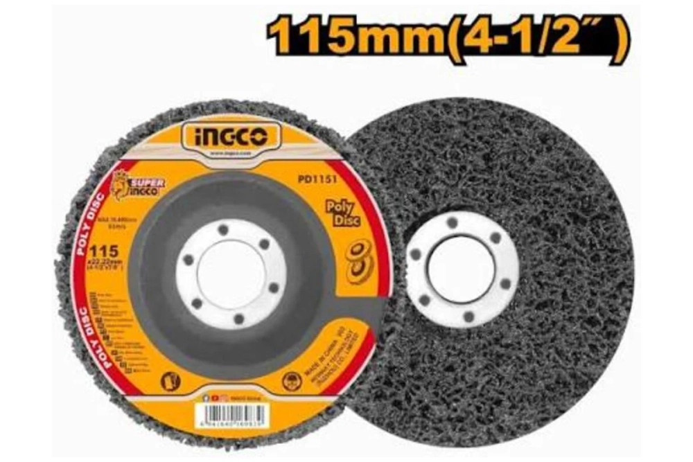 Коралловый зачистной диск INGCO PD1151 115мм