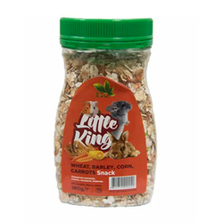 Smile King лакомство плющеная пшеница, 180г