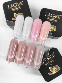 Гель с блестками №11 для наращивания ногтей 20г