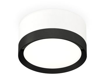Комплект накладного светильника 1*GX53 XS8101002 SWH/PBK белый песок/черный полированный (C8101, N8113)DIY System Complects Ambrella