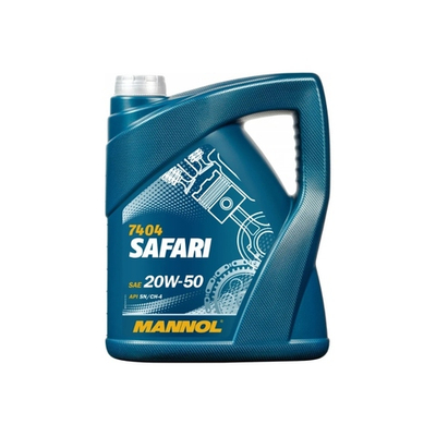 MANNOL 7404 Safari 20W-50 SL/CF мин Масло моторное, 5л
