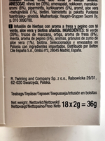 Чай зеленый Twinings Superblends Glow (биотин, клубника, огурец, алоэ вера) 18 пакетиков, 36 г (из Финляндии)