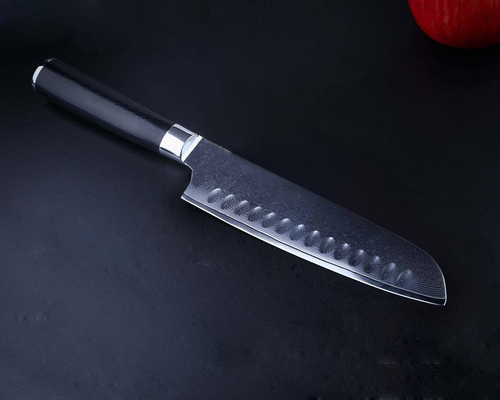 TG-D6 G10Нож дамасская сталь VG10