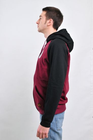 Толстовка Footwork F14 Retro Skull (BORDEAUX)
