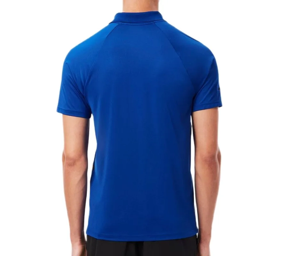 Мужское теннисное поло Lacoste Tennis x Daniil Medvedev - gentian blue