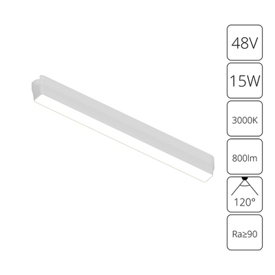 Магнитный трековый светильник Arte Lamp RAPID A1168PL-1WH, 1хLED