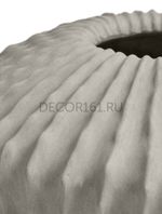 Кашпо-ваза TREEZ Effectory Moho Дизайн-ваза Белый песок д-70 см, в-53 см 1/1 41.33-18-23-110-BE-53