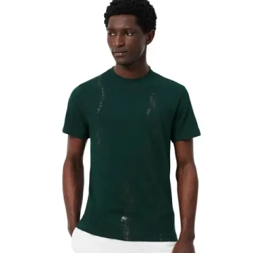 Мужская теннисная футболка Lacoste Tennis x Daniil Medvedev Graphic - green